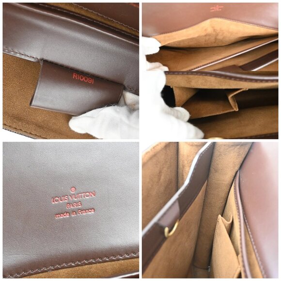 LOUIS VUITTON Altona GM Business Hand Bag Damier Ebene Leather N53312 77YH417 - Picture 14 of 15